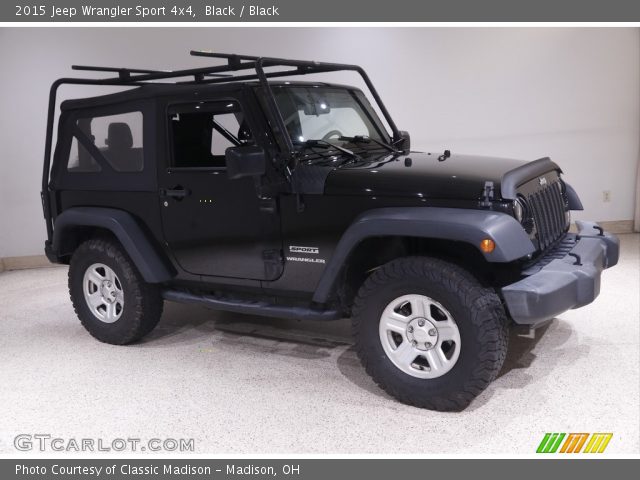 2015 Jeep Wrangler Sport 4x4 in Black