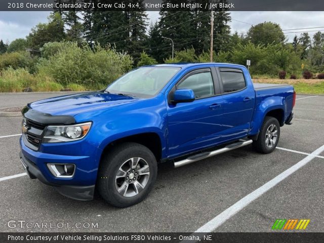 2018 Chevrolet Colorado Z71 Crew Cab 4x4 in Kinetic Blue Metallic