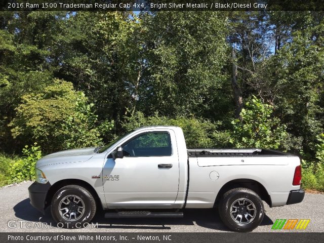 2016 Ram 1500 Tradesman Regular Cab 4x4 in Bright Silver Metallic