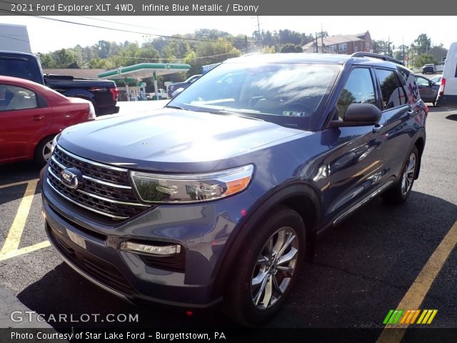 2021 Ford Explorer XLT 4WD in Infinite Blue Metallic