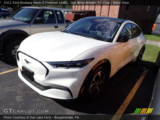 2021 Ford Mustang Mach-E Premium eAWD in Star White Metallic Tri-Coat