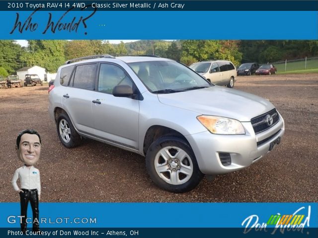 2010 Toyota RAV4 I4 4WD in Classic Silver Metallic