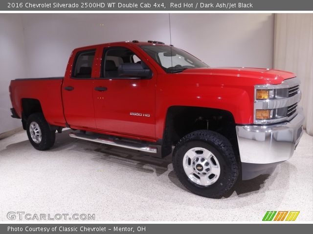 2016 Chevrolet Silverado 2500HD WT Double Cab 4x4 in Red Hot