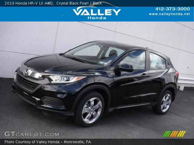 2019 Honda HR-V LX AWD in Crystal Black Pearl