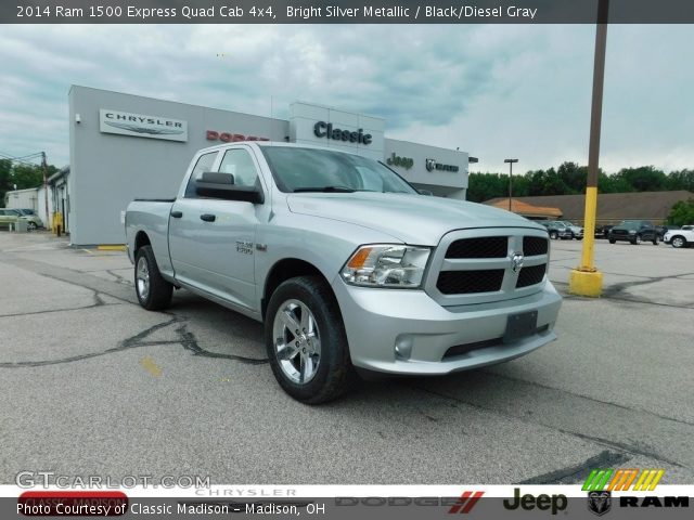 2014 Ram 1500 Express Quad Cab 4x4 in Bright Silver Metallic