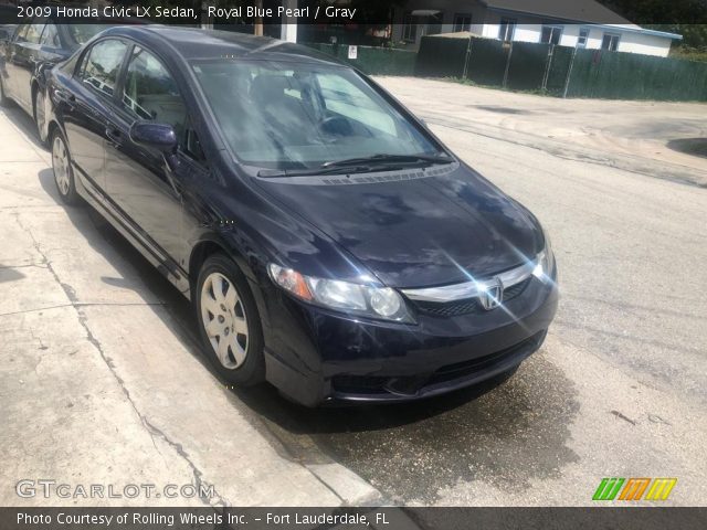 2009 Honda Civic LX Sedan in Royal Blue Pearl