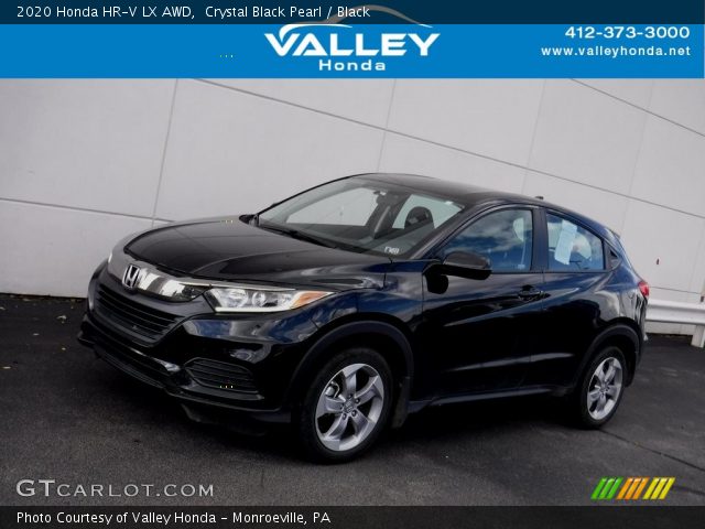 2020 Honda HR-V LX AWD in Crystal Black Pearl