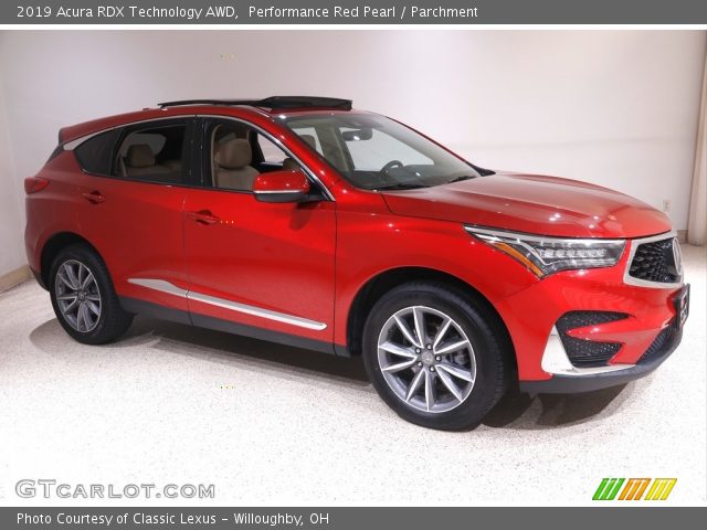 2019 Acura RDX Technology AWD in Performance Red Pearl