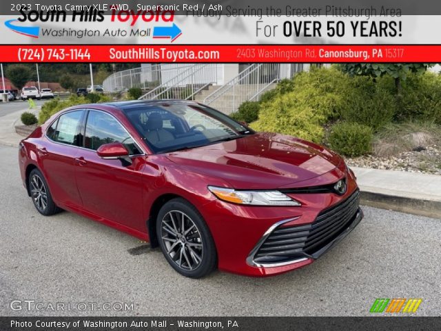 2023 Toyota Camry XLE AWD in Supersonic Red