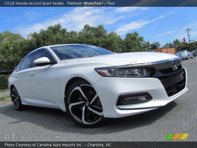 2018 Honda Accord Sport Sedan in Platinum White Pearl