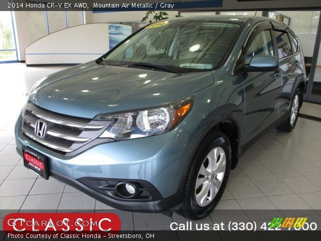 2014 Honda CR-V EX AWD in Mountain Air Metallic