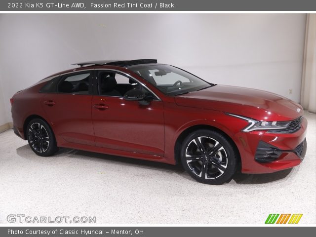 2022 Kia K5 GT-Line AWD in Passion Red Tint Coat