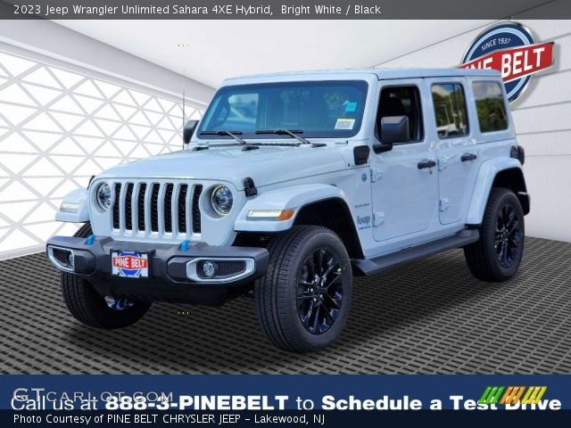 2023 Jeep Wrangler Unlimited Sahara 4XE Hybrid in Bright White