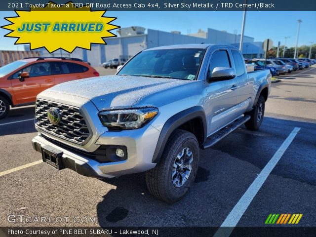 2021 Toyota Tacoma TRD Off Road Access Cab 4x4 in Silver Sky Metallic