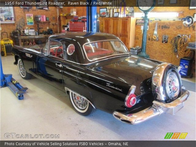 1956 Ford Thunderbird Roadster in Raven Black