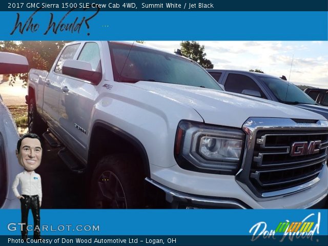 2017 GMC Sierra 1500 SLE Crew Cab 4WD in Summit White