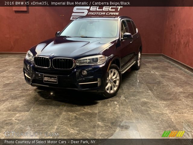 2016 BMW X5 xDrive35i in Imperial Blue Metallic