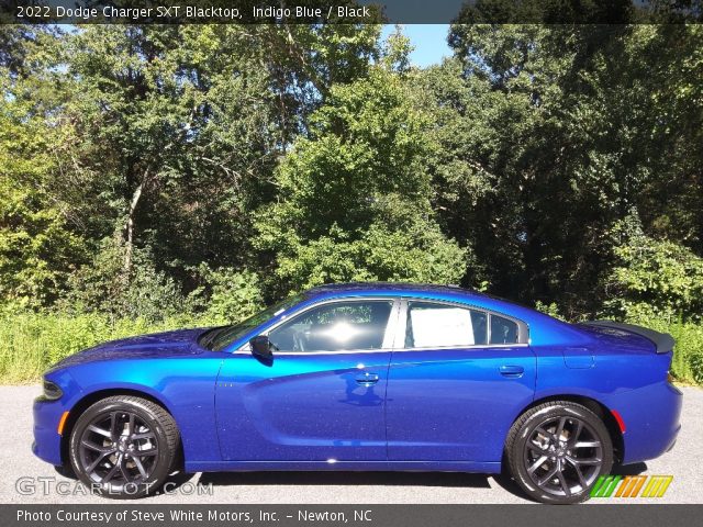2022 Dodge Charger SXT Blacktop in Indigo Blue