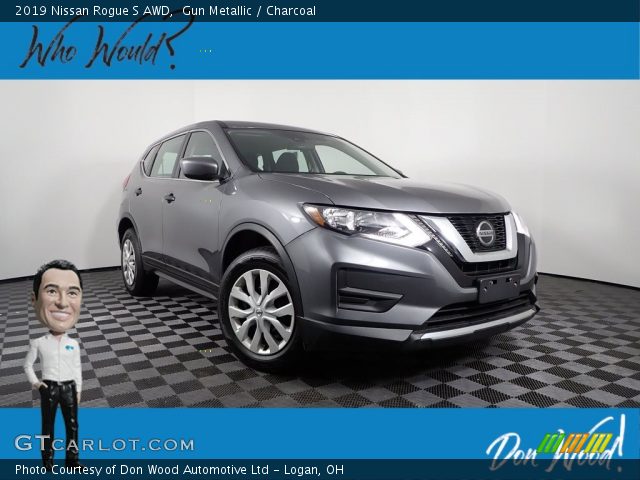 2019 Nissan Rogue S AWD in Gun Metallic