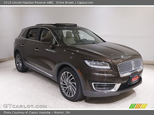 2019 Lincoln Nautilus Reserve AWD in Ochre Brown