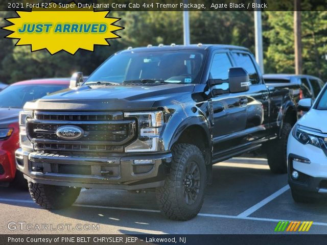 2021 Ford F250 Super Duty Lariat Crew Cab 4x4 Tremor Package in Agate Black