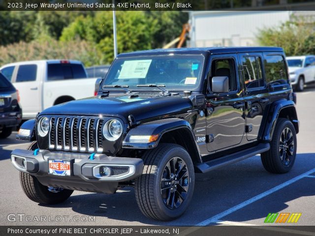 2023 Jeep Wrangler Unlimited Sahara 4XE Hybrid in Black