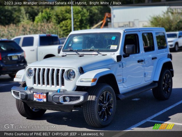 2023 Jeep Wrangler Unlimited Sahara 4XE Hybrid in Bright White