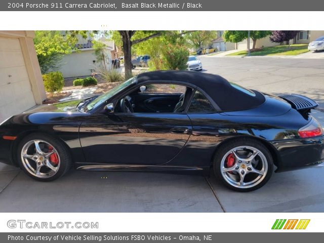 2004 Porsche 911 Carrera Cabriolet in Basalt Black Metallic