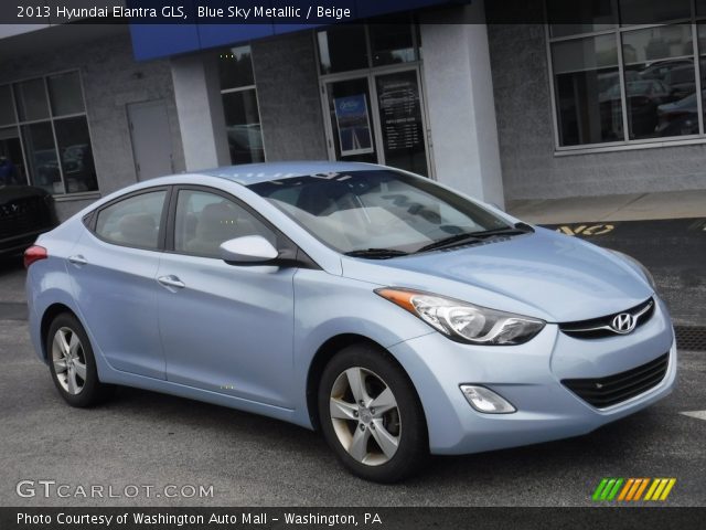 2013 Hyundai Elantra GLS in Blue Sky Metallic