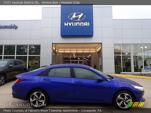 2023 Hyundai Elantra SEL in Intense Blue