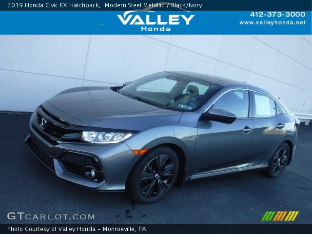 2019 Honda Civic EX Hatchback in Modern Steel Metallic