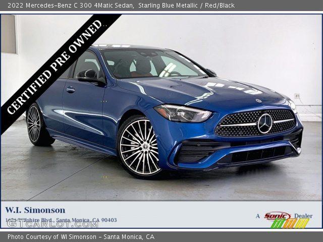 2022 Mercedes-Benz C 300 4Matic Sedan in Starling Blue Metallic