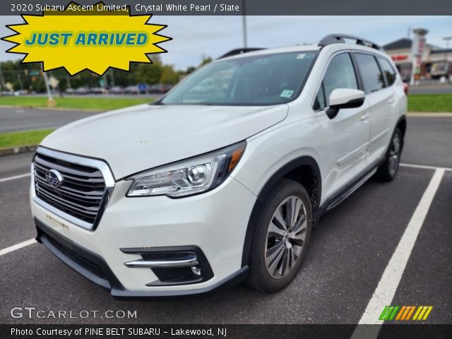 2020 Subaru Ascent Limited in Crystal White Pearl