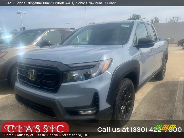 2022 Honda Ridgeline Black Edition AWD in Sonic Gray Pearl