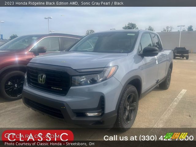 2023 Honda Ridgeline Black Edition AWD in Sonic Gray Pearl