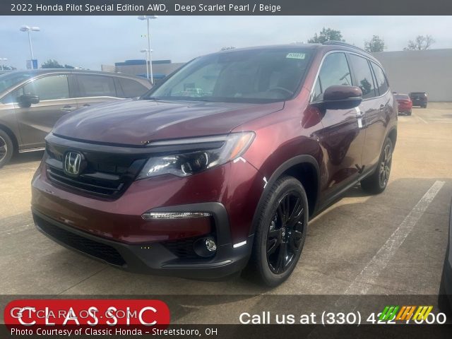 2022 Honda Pilot Special Edition AWD in Deep Scarlet Pearl