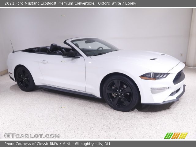 2021 Ford Mustang EcoBoost Premium Convertible in Oxford White