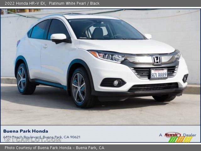 2022 Honda HR-V EX in Platinum White Pearl