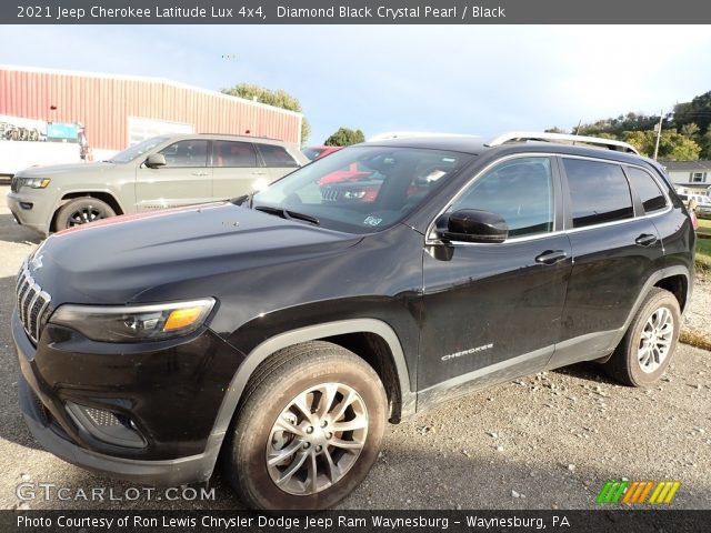2021 Jeep Cherokee Latitude Lux 4x4 in Diamond Black Crystal Pearl