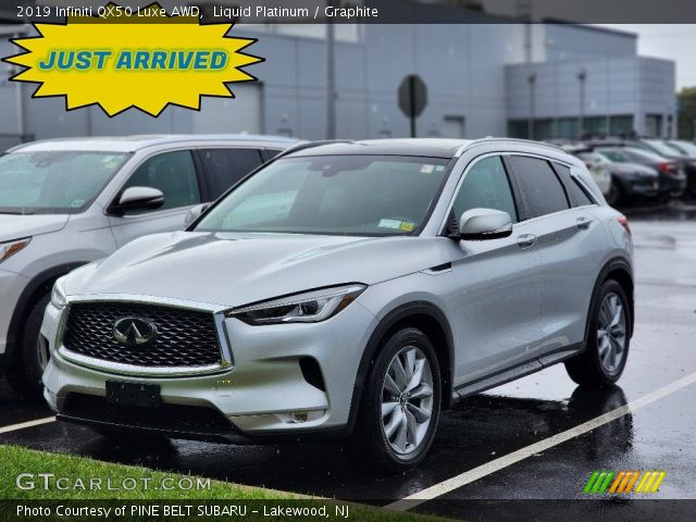 2019 Infiniti QX50 Luxe AWD in Liquid Platinum