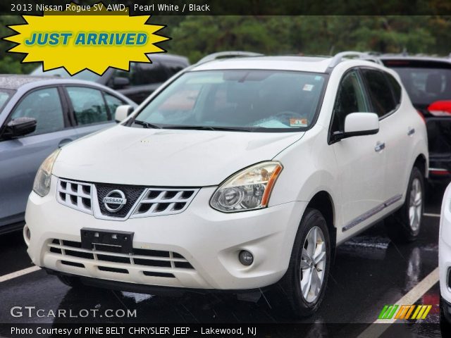 2013 Nissan Rogue SV AWD in Pearl White