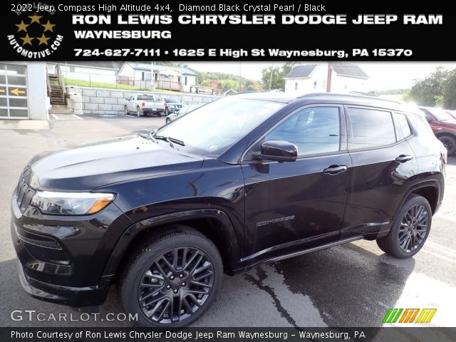 2022 Jeep Compass High Altitude 4x4 in Diamond Black Crystal Pearl