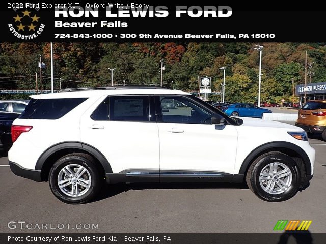 2022 Ford Explorer XLT in Oxford White