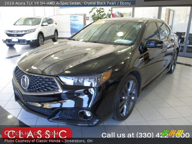 2019 Acura TLX V6 SH-AWD A-Spec Sedan in Crystal Black Pearl