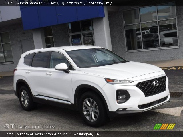 2019 Hyundai Santa Fe SEL AWD in Quartz White