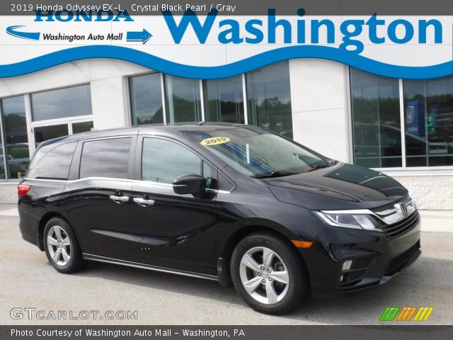 2019 Honda Odyssey EX-L in Crystal Black Pearl