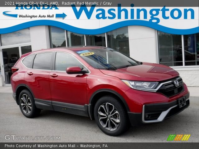 2021 Honda CR-V EX-L AWD in Radiant Red Metallic