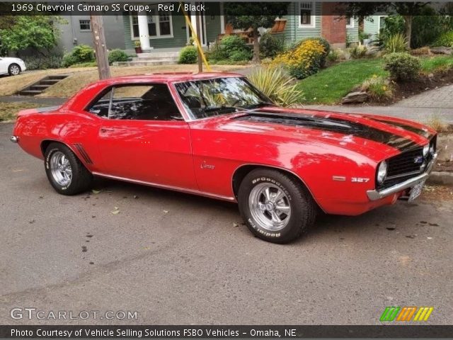 1969 Chevrolet Camaro SS Coupe in Red