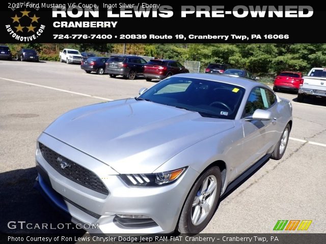 2017 Ford Mustang V6 Coupe in Ingot Silver