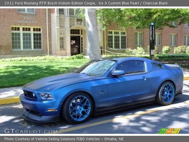 2011 Ford Mustang RTR Bosch Iridium Edition Coupe in Ice 9 Custom Blue Pearl